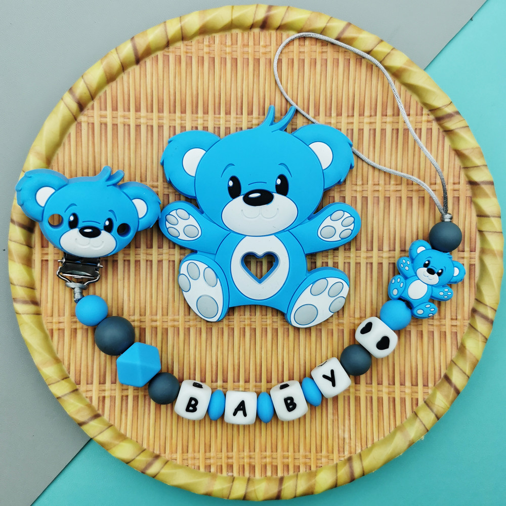 Baby Teethers - Custom English Russian Silicone Letter Name