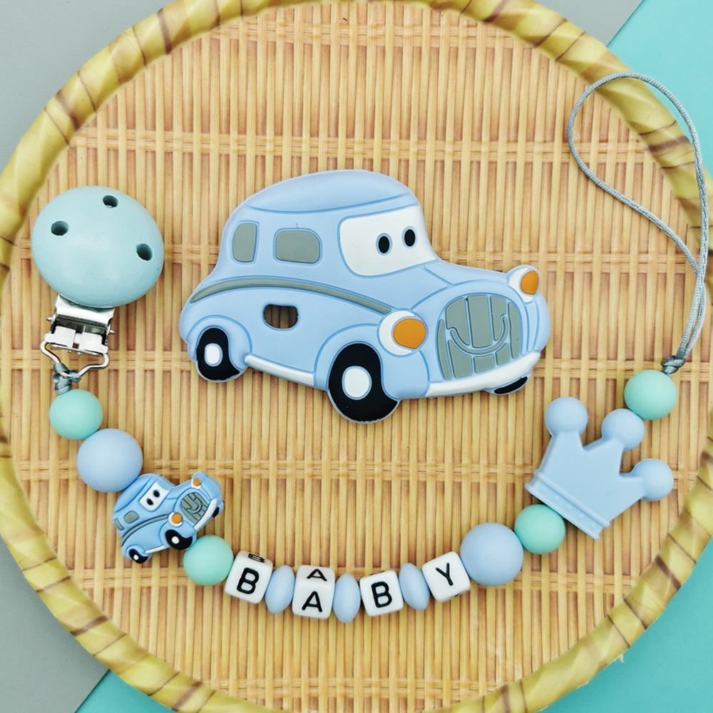 Baby Teethers - Custom English Russian Letter Name Silicone