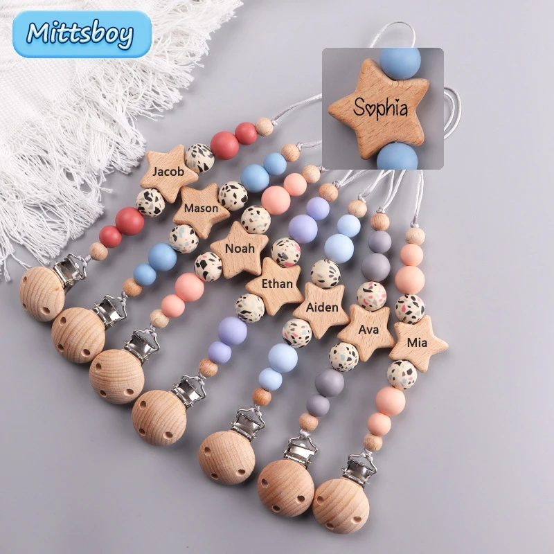Baby Teethers - NEW Custom Name Wooden Personalized Baby