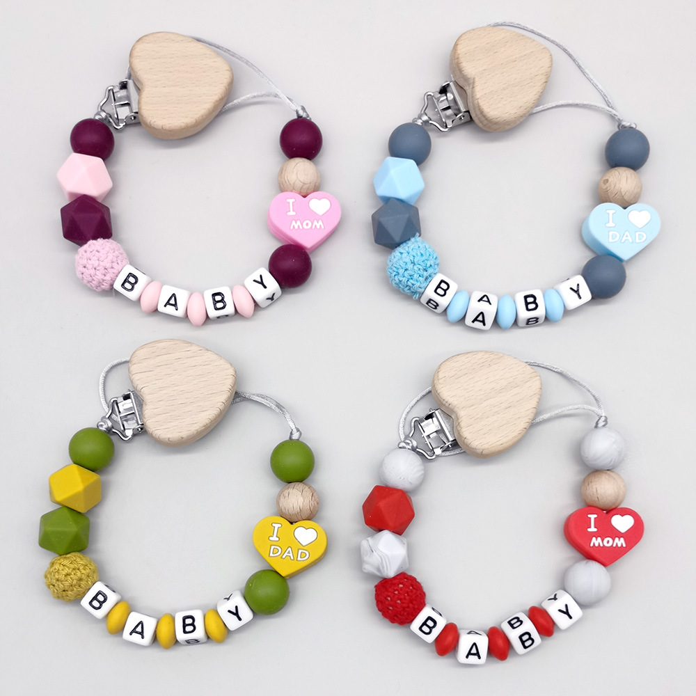 Baby Teethers - Customizable Personalized Name baby teether Pacifier