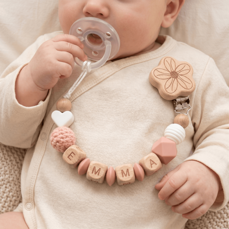 Baby Teethers - 2026 Personalized Baby Pacifier Clip Custom