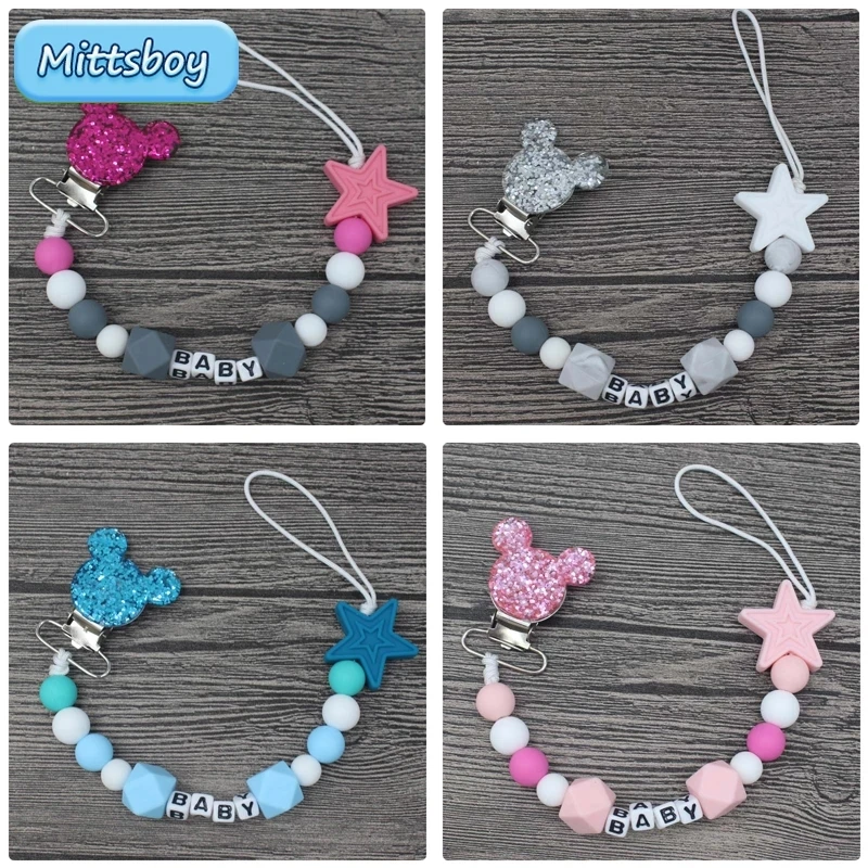 Baby Teethers - NEW Personalised Name Baby Teether Bracelet