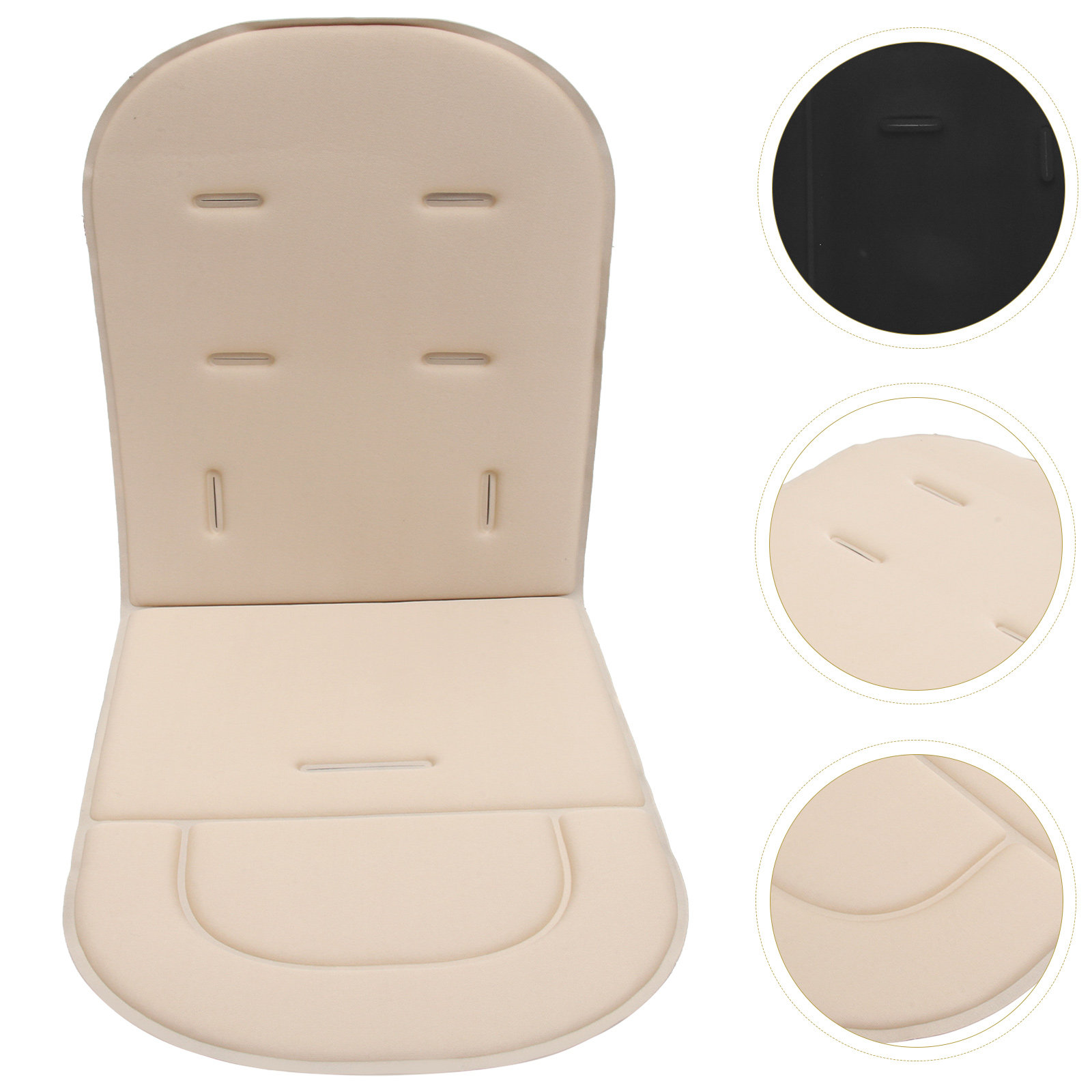 Stroller Accessories - Baby Stroller Cushion Cotton Breathable Infant