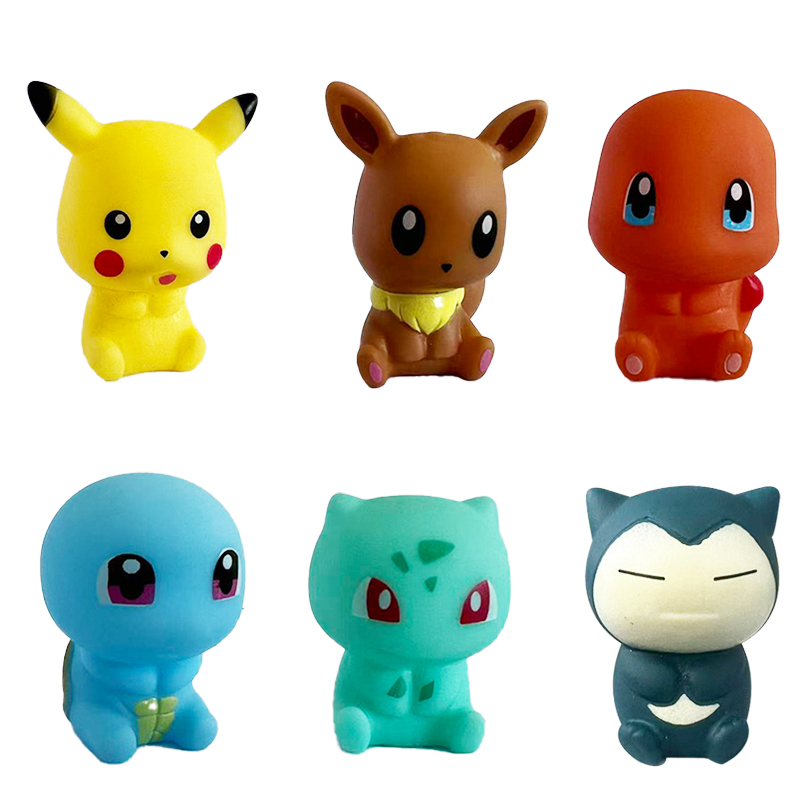 6Pcs Pokemon Bath Toys Pikachu - Baby Products In Japan recension och pris