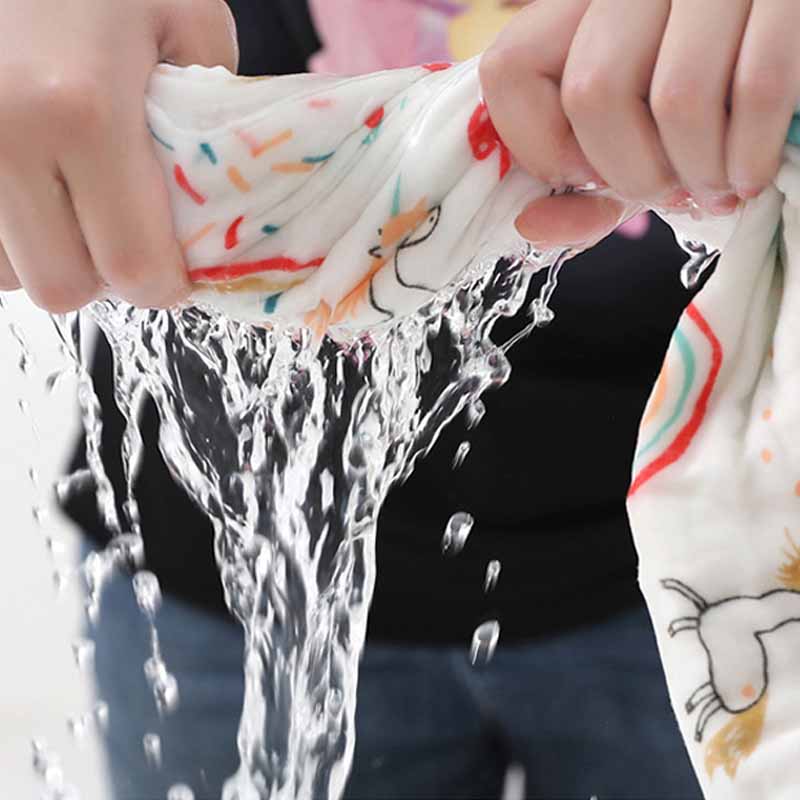 4-Layer Gauze Infant Washcloth - Baby Swaddle Blanket recension och pris