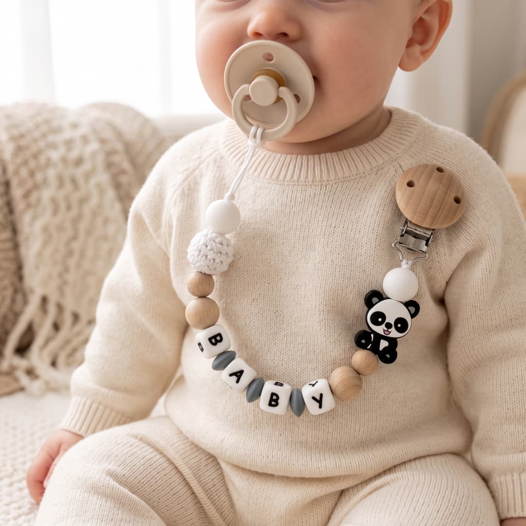Custom Name Baby Pacifier Clip - Baby Teethers recension och pris