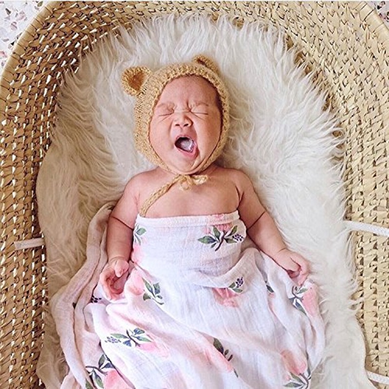 Rose 120x120cm 70% Bamboo 30%  - Baby Swaddle Blanket recension och pris