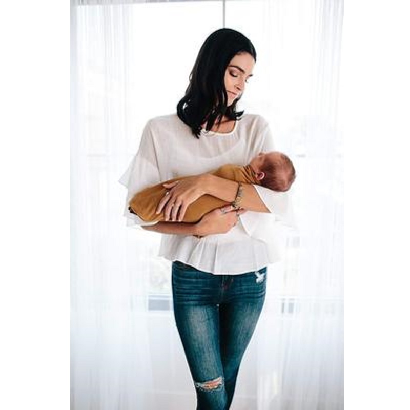 Pure Black Color Baby Wrap Ult - Baby Swaddle Blanket recension och pris
